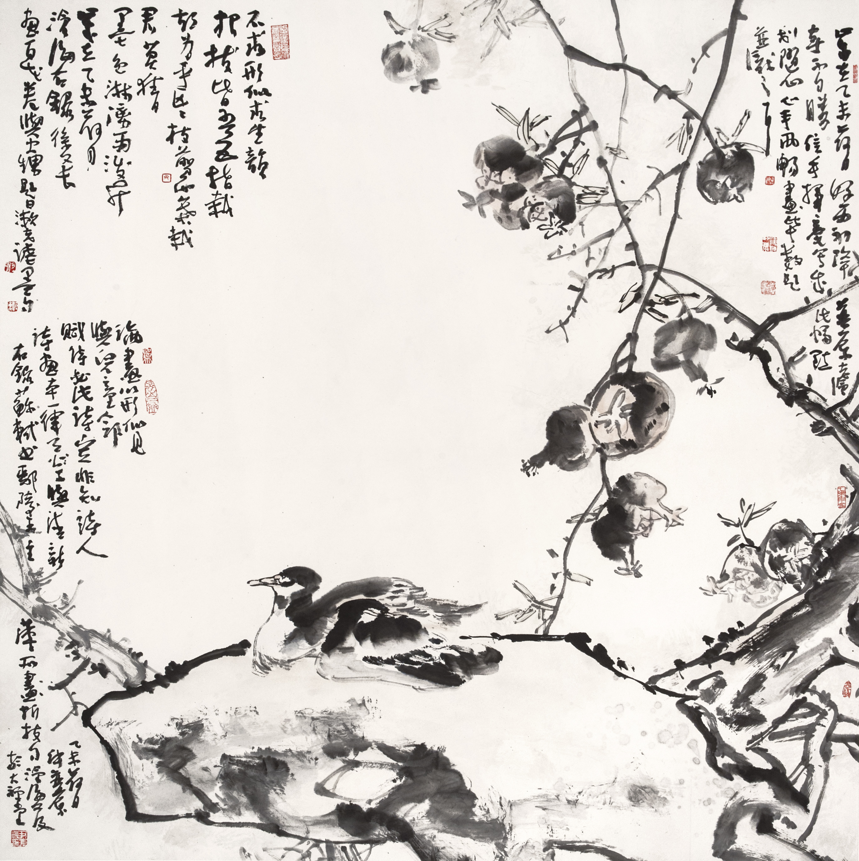 尹沧海花鸟画欣赏(一)