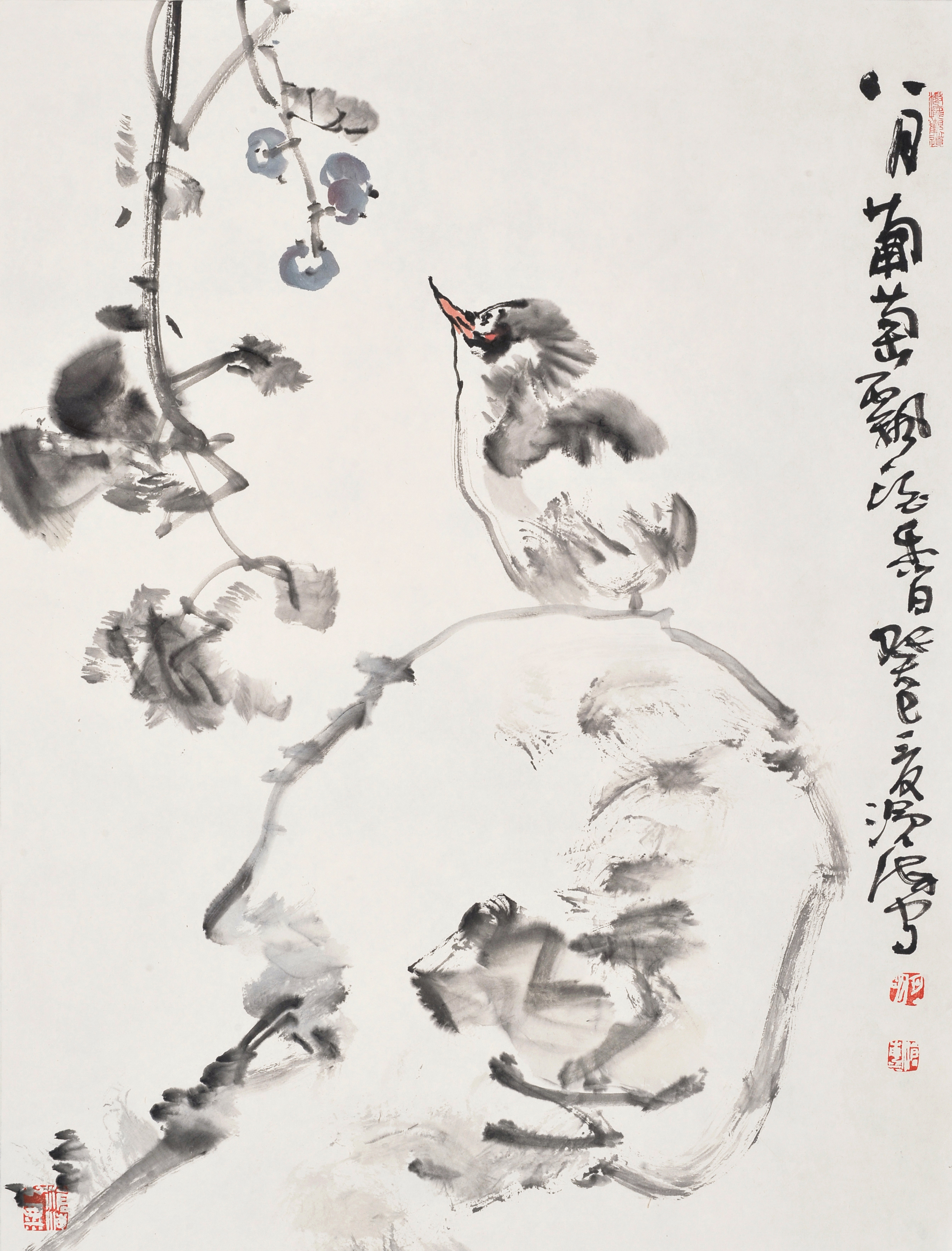 尹沧海花鸟画欣赏(九)